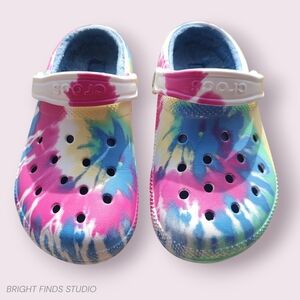 Crocs Kids Tie-Dye Clogs